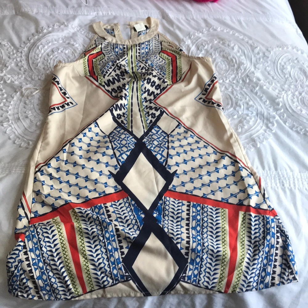 Multicolored sleeveless dress